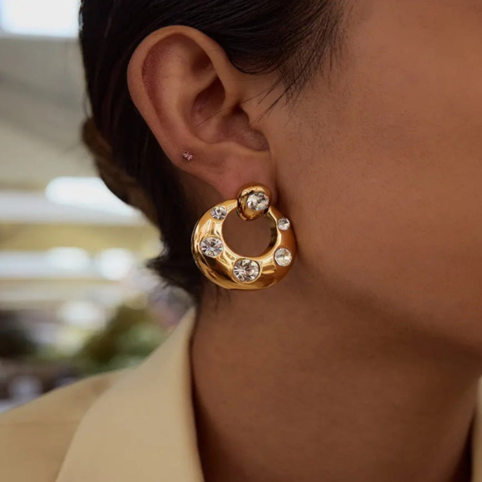 Cubic Zirconia Dangle Earrings