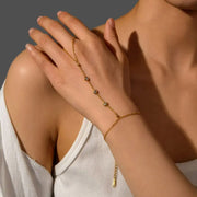 Zircon Ring-Bracelet