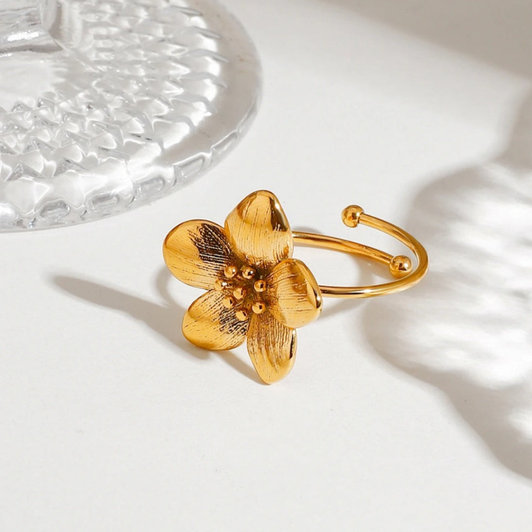 Adjustable Flower Ring