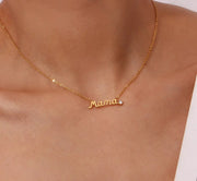 Mama Mini Zircon Necklace