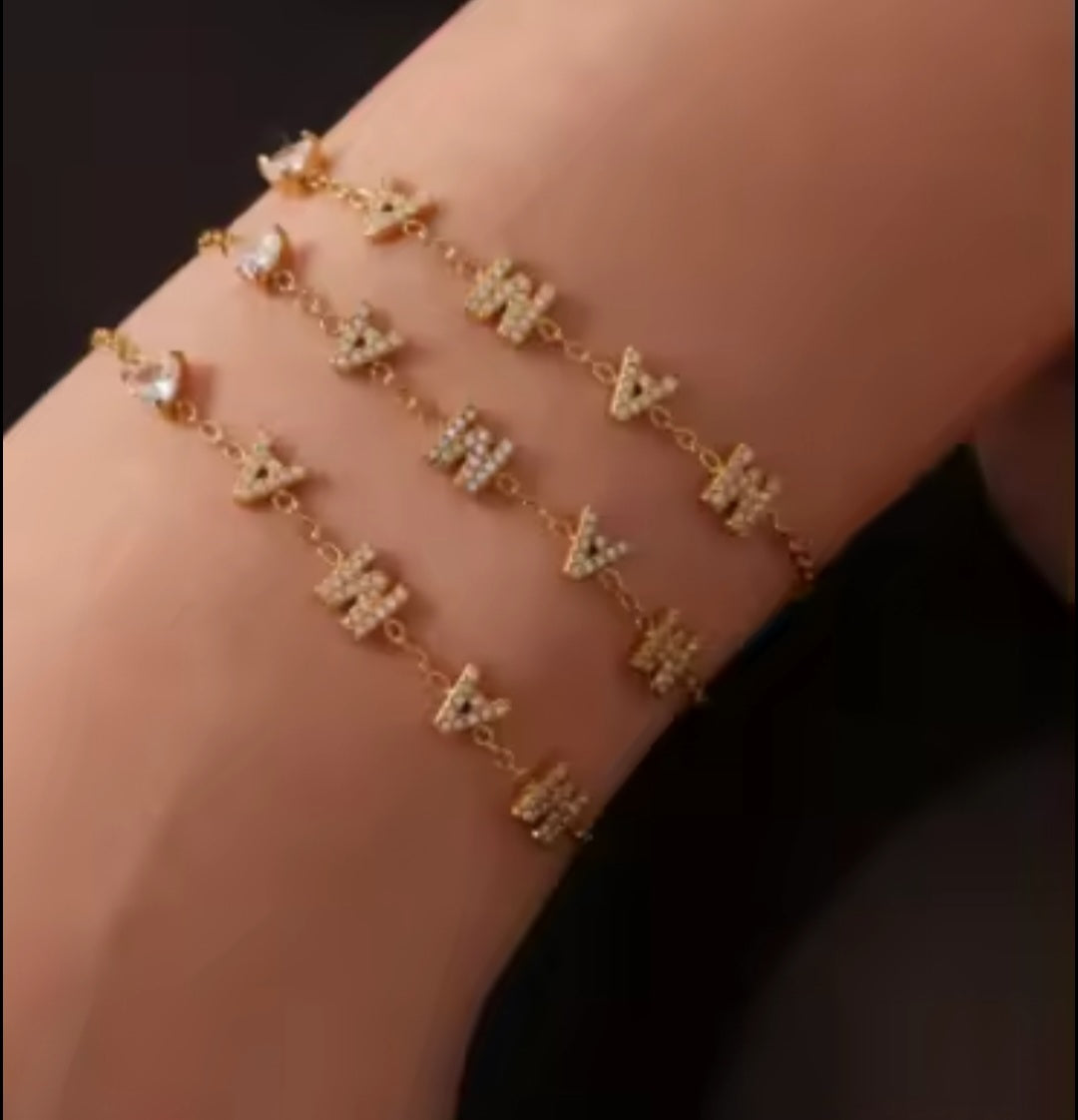 MAMA Heart-shaped 5A Zirconia Bracelet