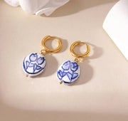 Santorini Dangle Hoop Earring