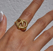 Pretzel Shaped Ring